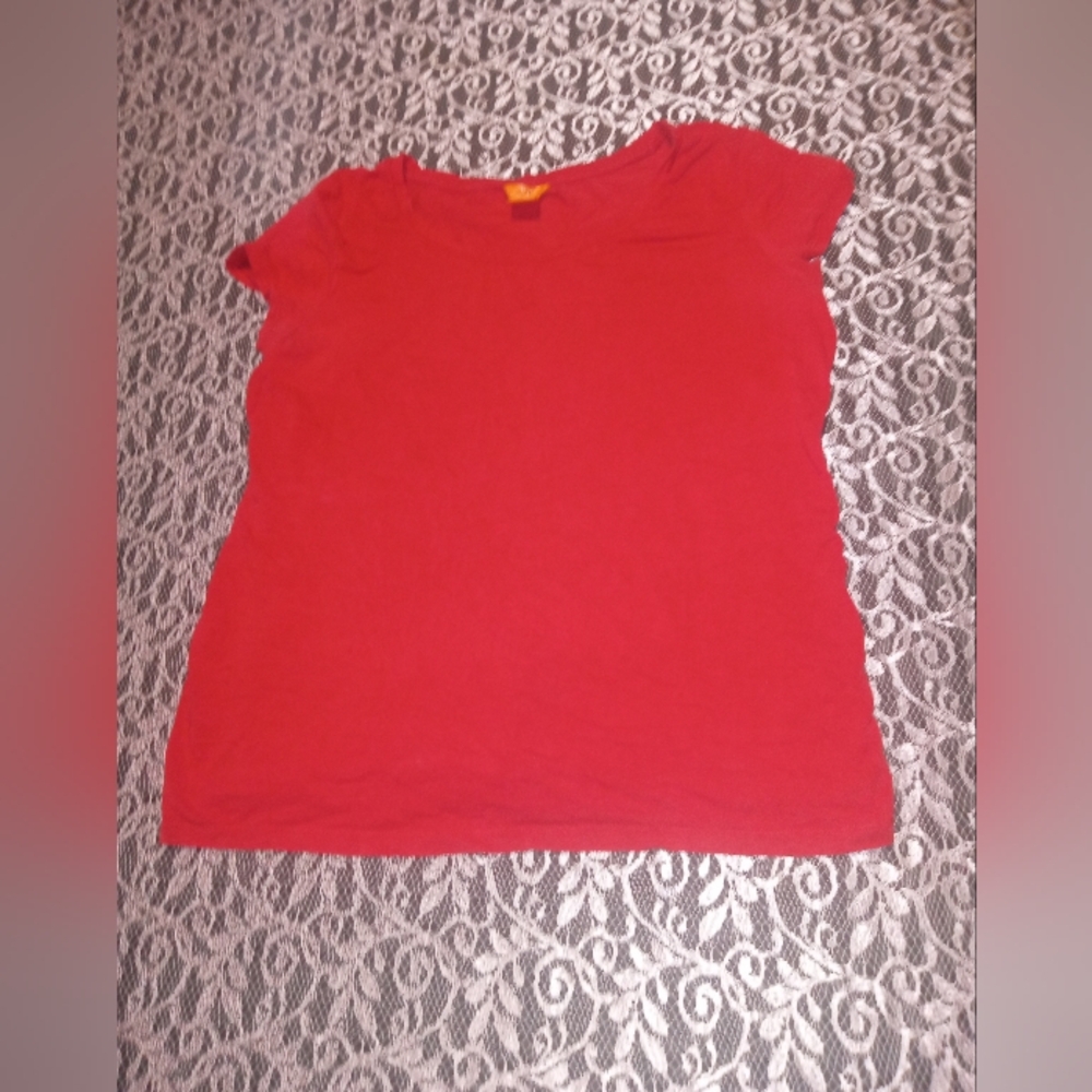 Joe Fresh Red Women's Short Sleeve Tee
